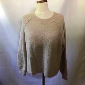 Aerie Cozy Boulcè Sweater size S mauve color Wool Blend